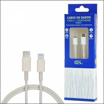 CABO DE DADOS USB IPHONE 1 METRO - CKS - Código 10347-11