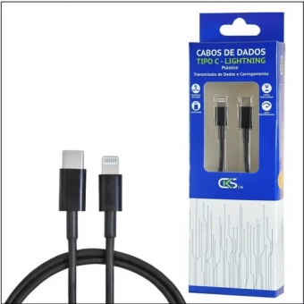 CABO DE DADOS USB IPHONE 1 METRO - CKS - Código 10347-5